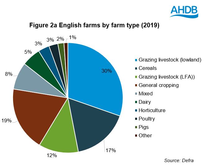 English farms by farm type